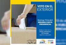 Segunda vuelta electoral en Ecuador